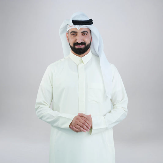 Ready made Offwhite Qatari Kandourah