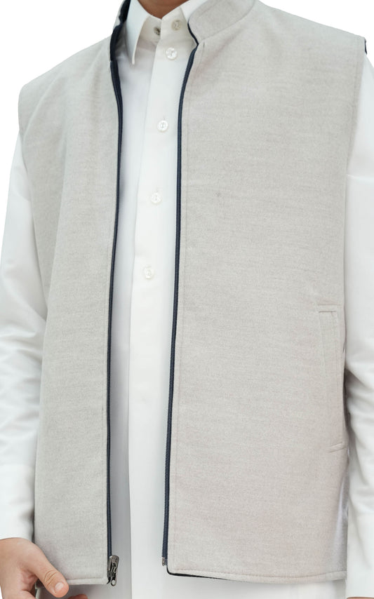 Emirati Reversible Sidiri | Black and light gray