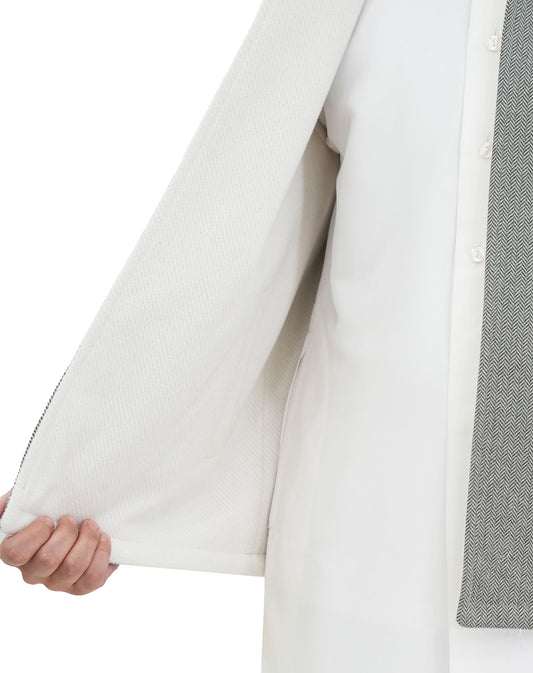 Emirati Reversible Sidiri | Grayand White