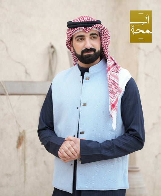 سديري اماراتي رجالي دبل فيس