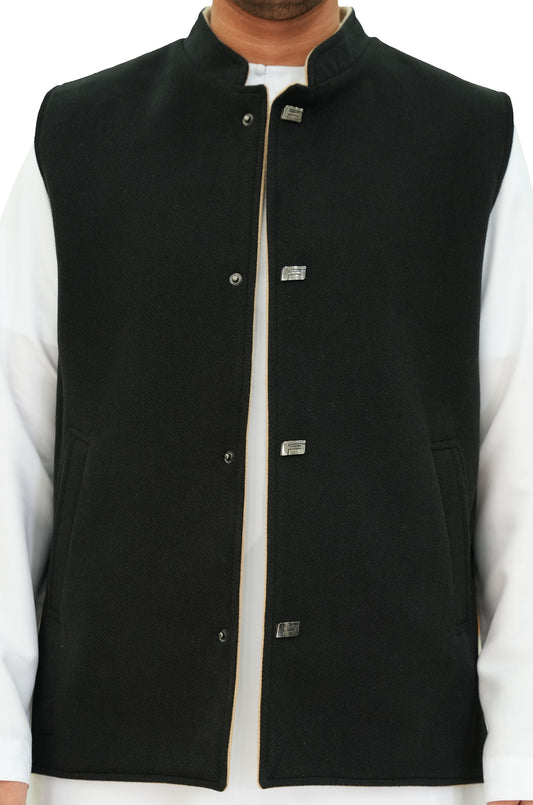 Emirati Reversible Sidiri | Black and Beige