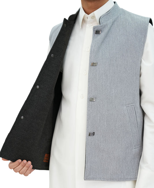 Emirati Reversible Sidiri | Blue and Black