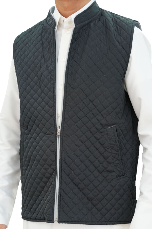 Emirati Reversible Sidiri | Light Blue and Black puffer