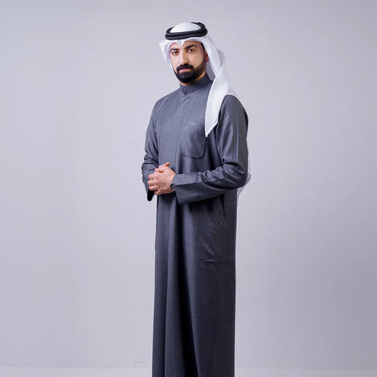 Adhwa Alsamha Casual Kuwaiti Kandura | Prons Edition